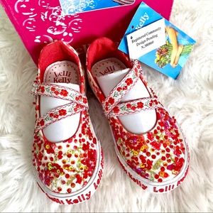 NWT Lelli Kelly Kids Rosedoll Z-strap Mary Janes